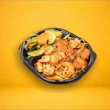 Teriyaki de Pollo y Camarón