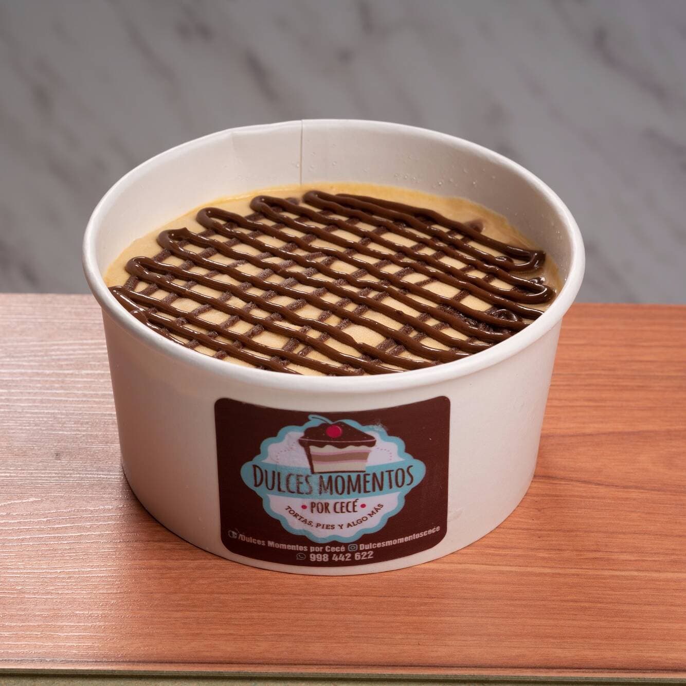 Lúcuma con fudge 1/2Lt