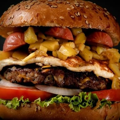 Hamburguesa Super Hawaiana
