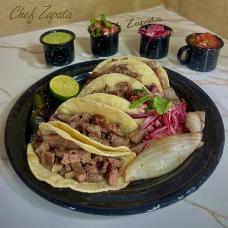 (4) Tacos de Sirloin