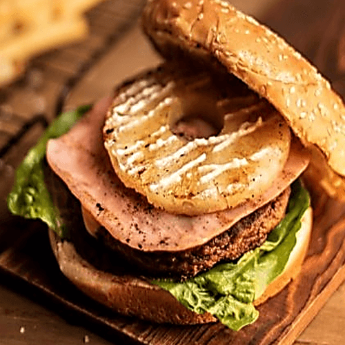 Hamburguesa hawaiana