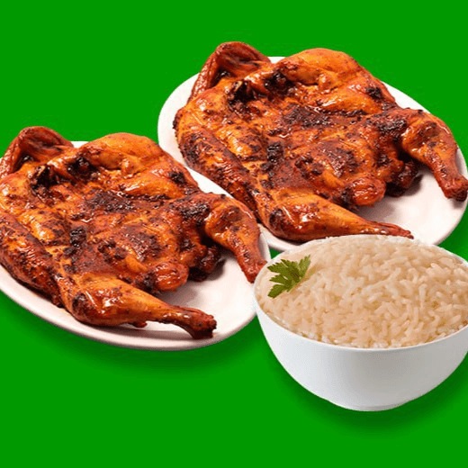Paquete 2 (2 Pollos+arroz)