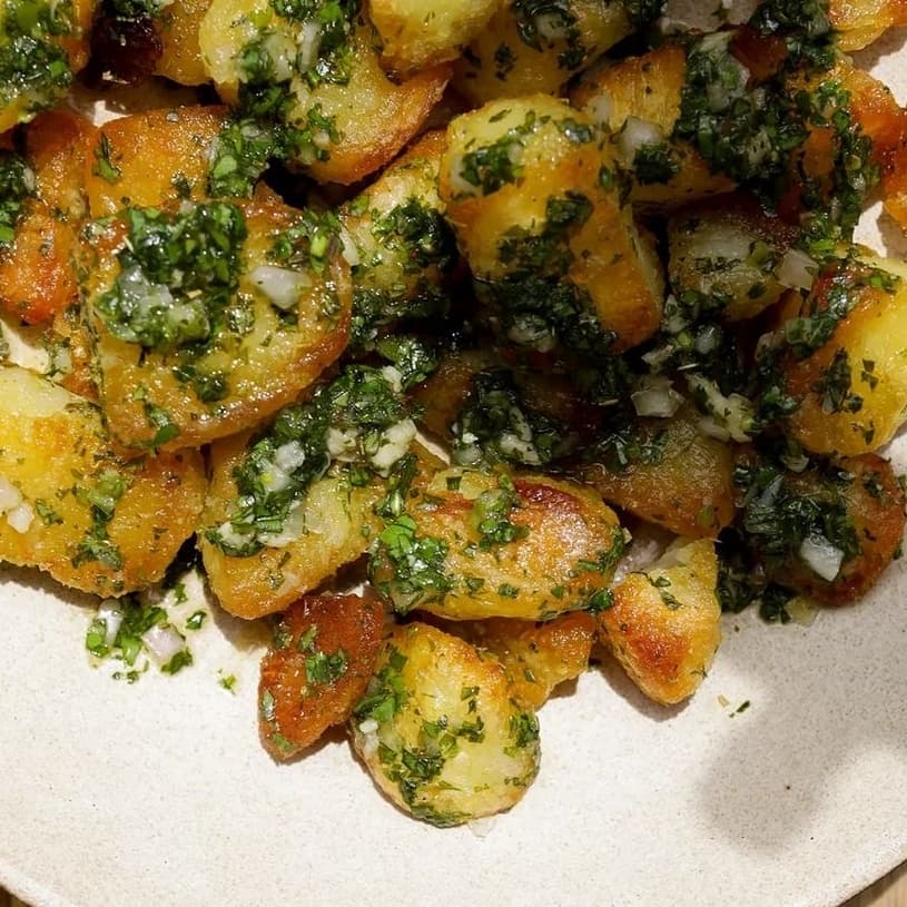 Papitas a las Finas Hierbas