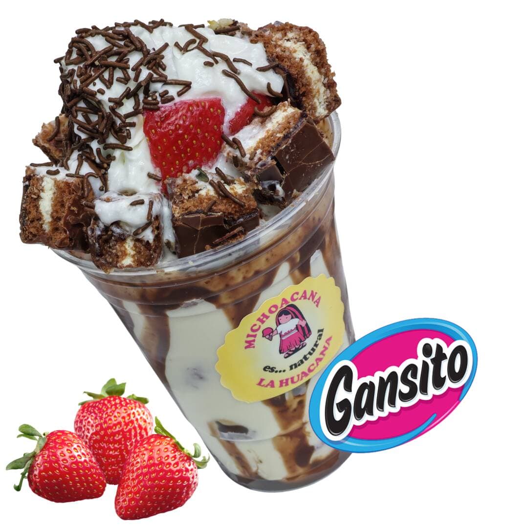 Fresas Naturales Frescas Con Gansito
