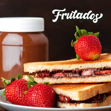 Sandwich fresa con Nutella