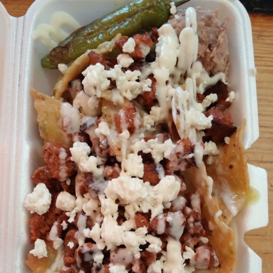 Chilaquiles con Chorizo