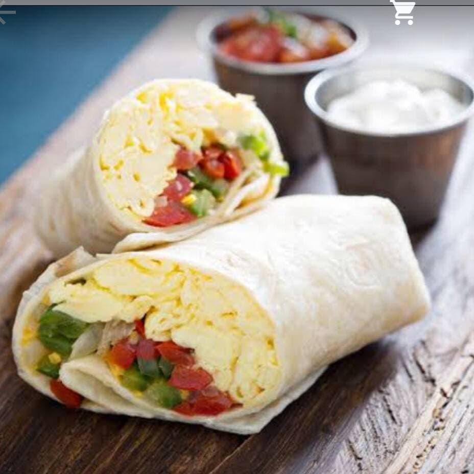 Burrito de huevo a la mexicana