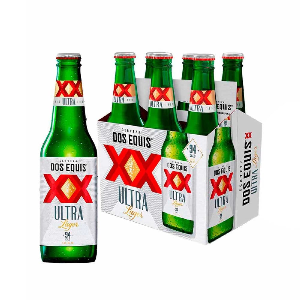 XX Cerveza Ultra Six Pack Botella 355 ml