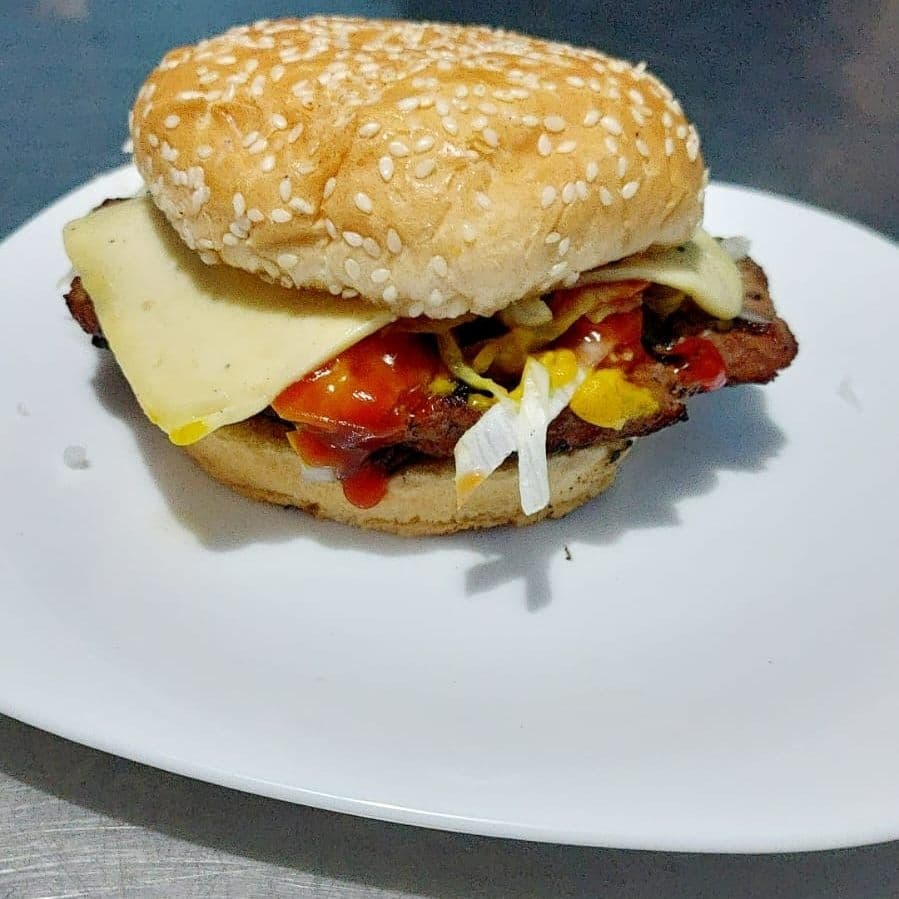 Hamburguesa Con Queso