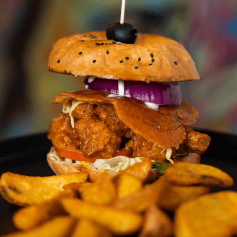 Hamburguesa de Camaron bufalo