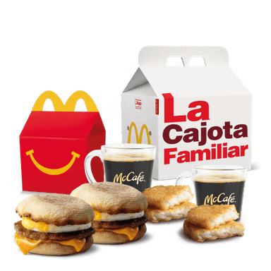 Cajota Familiar Feliz Desayuno para tres personas