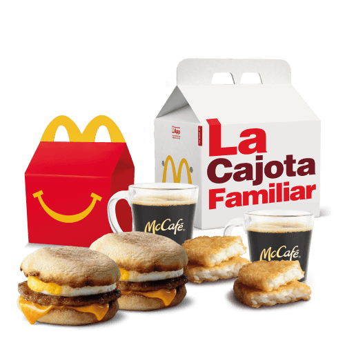 Cajota Familiar Feliz Desayuno para tres personas