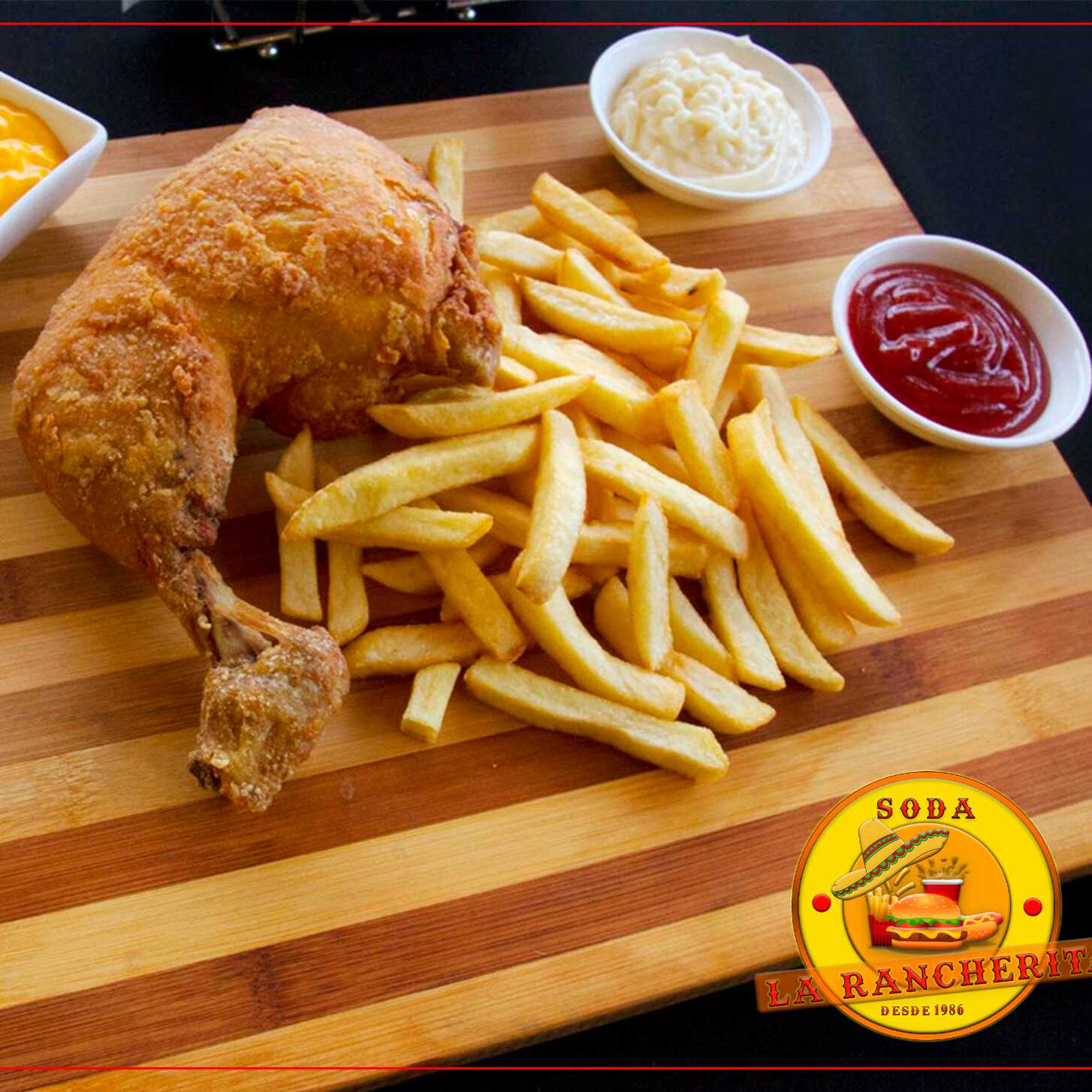 Pollo Frito con Papas