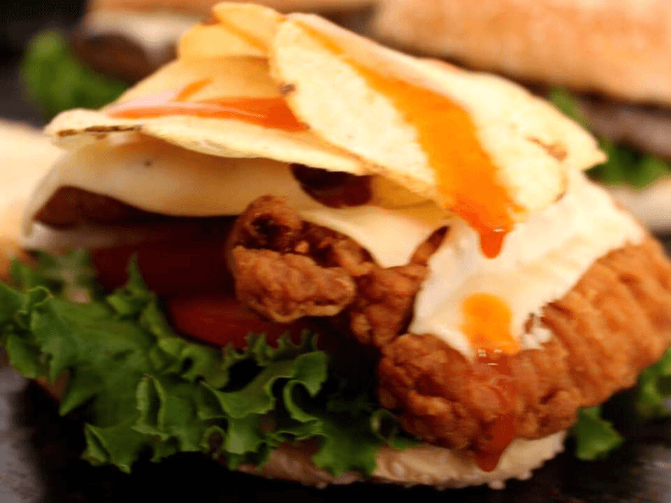 Hamburguesa Cruji Pollo
