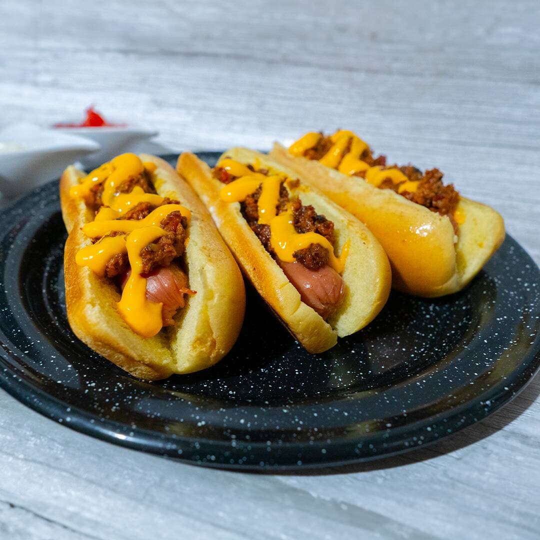 Hot Dogs Clásicos con Chili
