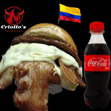 COMBO DE HAMBURGUESA PATRONADA + GASEOSA