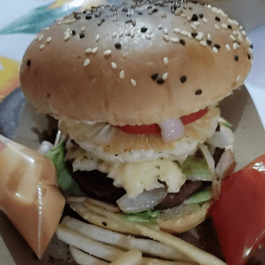 Hamburguesa c/piña