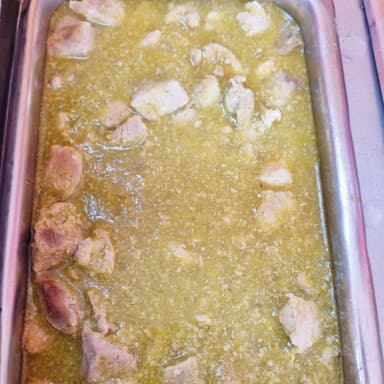 Taco De Pierna De Puerco en Salsa Verde