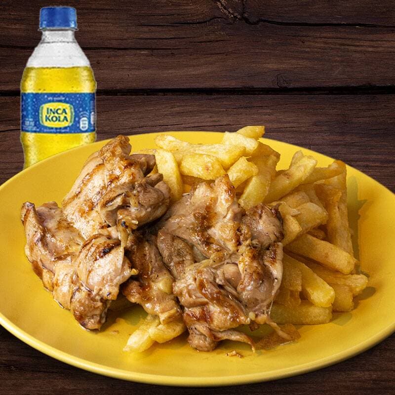 Pierna a la Parrilla más Gaseosa