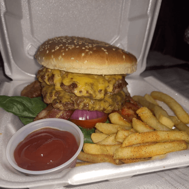 Hamburguesa Doble Sencilla