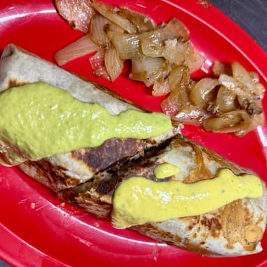Burrito con proteína a elección