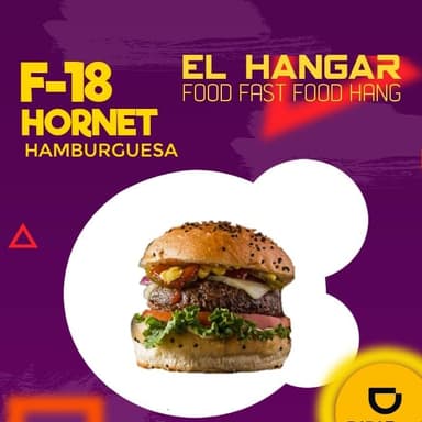 Combo-DUO HAMBURGUESAS F-18 EN COMBO