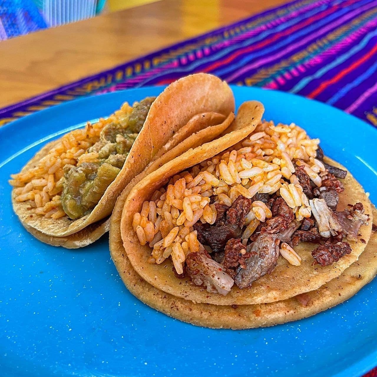 Tacos de Guisado con Arroz Coapa