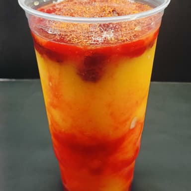 Mangonada diablito con gomitas ahogadas 16oz