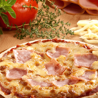 Pizzeta de Jamon y Queso 22 Cm Personal