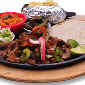 Fajitas de Res y Alambre