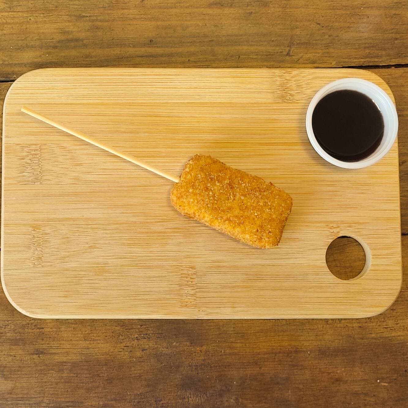 Kushiage de Queso Crema