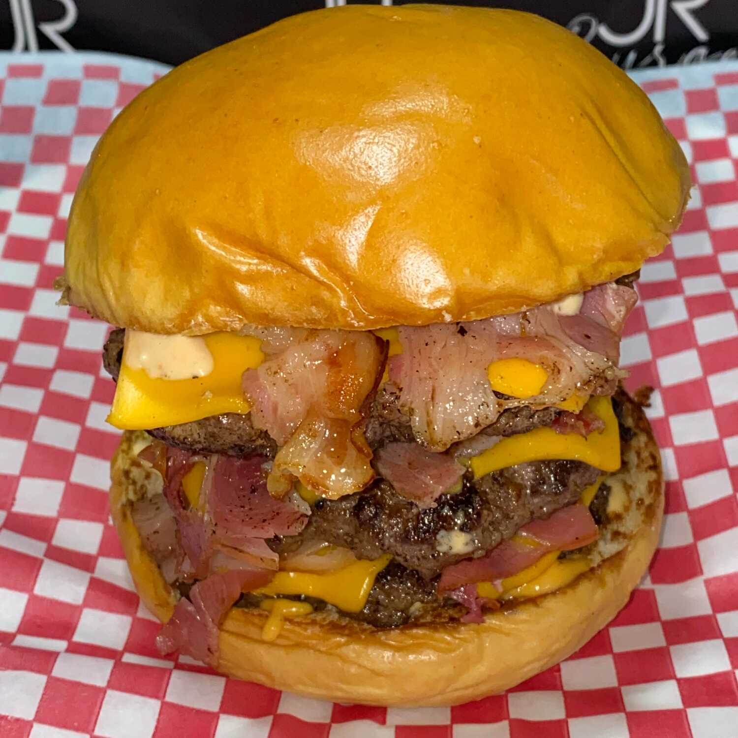 bacon double cheese burger