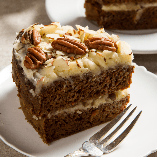 Porción Torta de Zanahoria