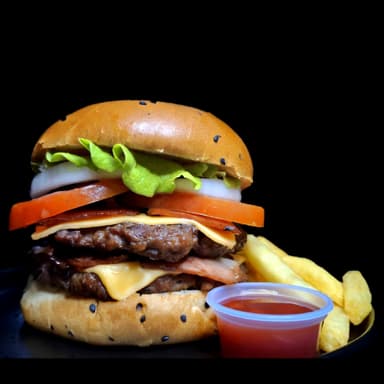 Combo Hamburguesa Doble Carne