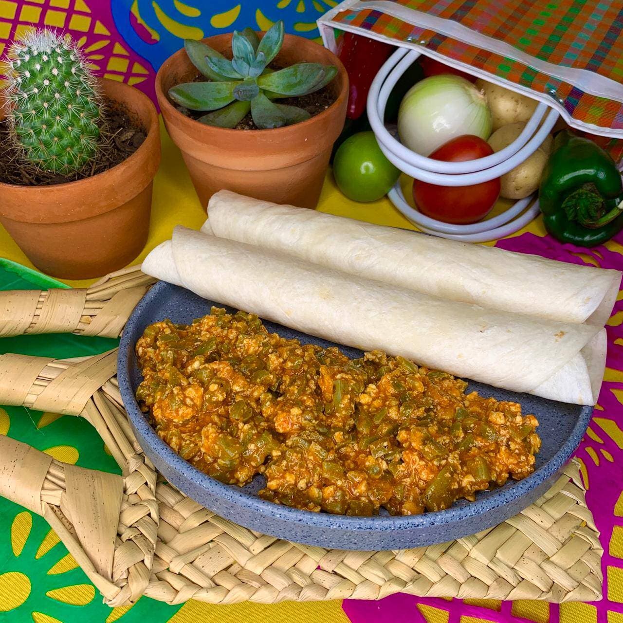 Burrito huevo rojo