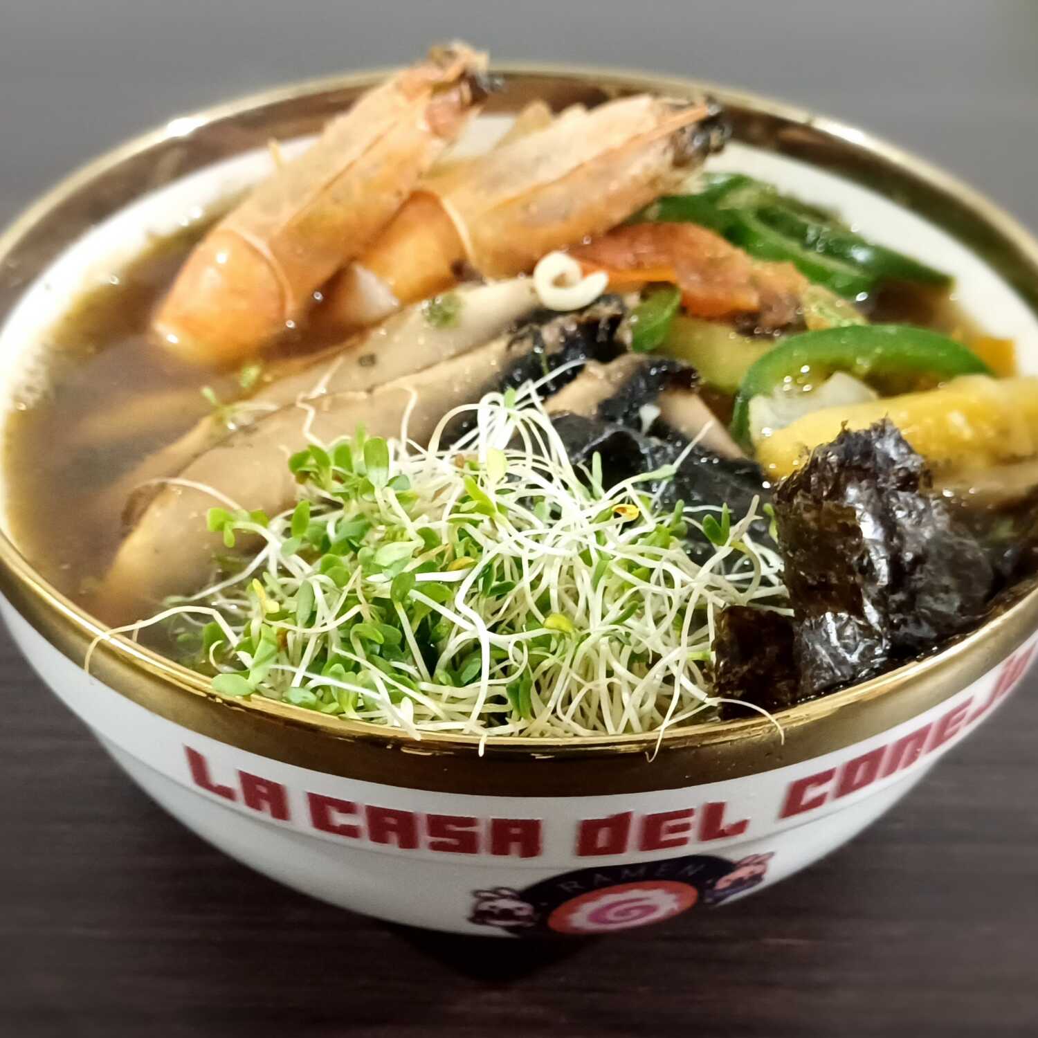 Ramen con Camarón