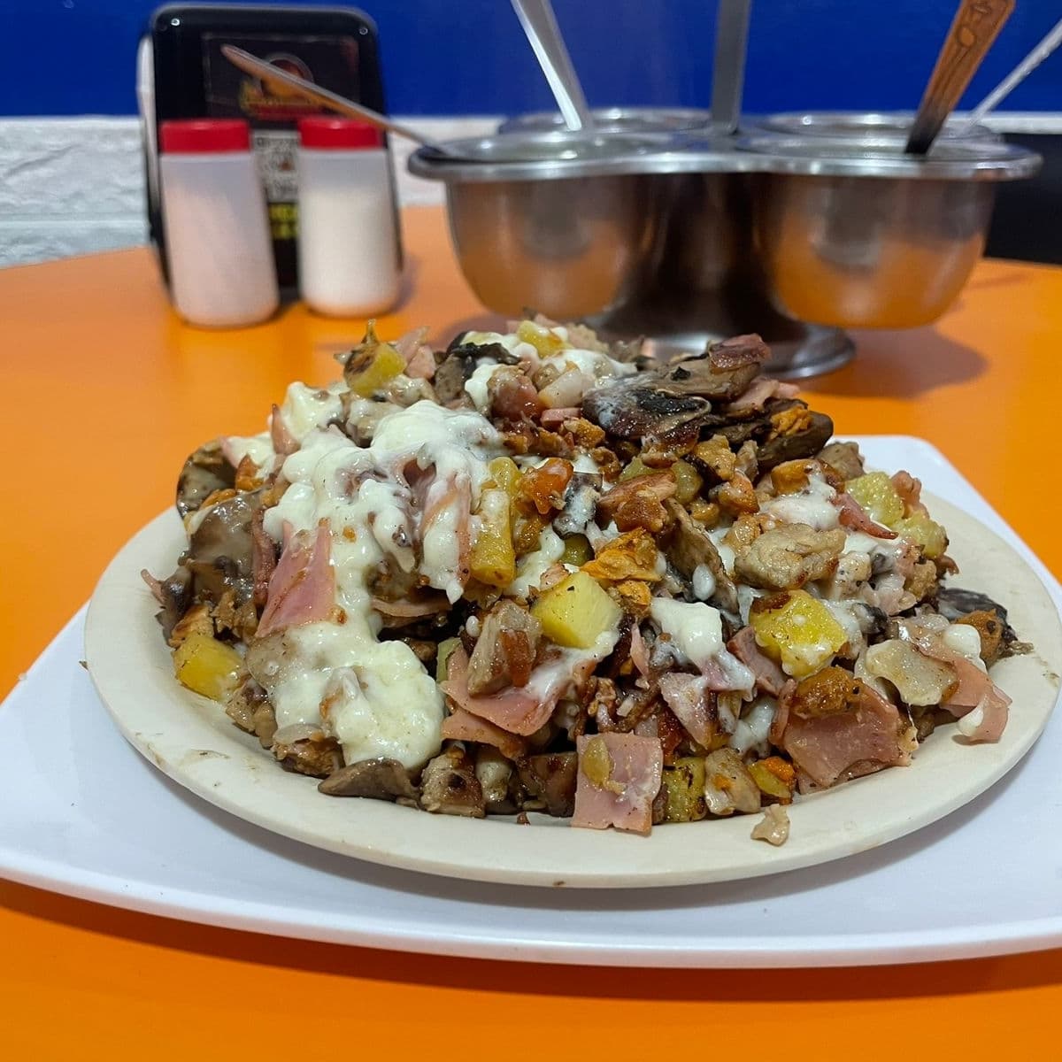 Papa Asada Bistec con Queso