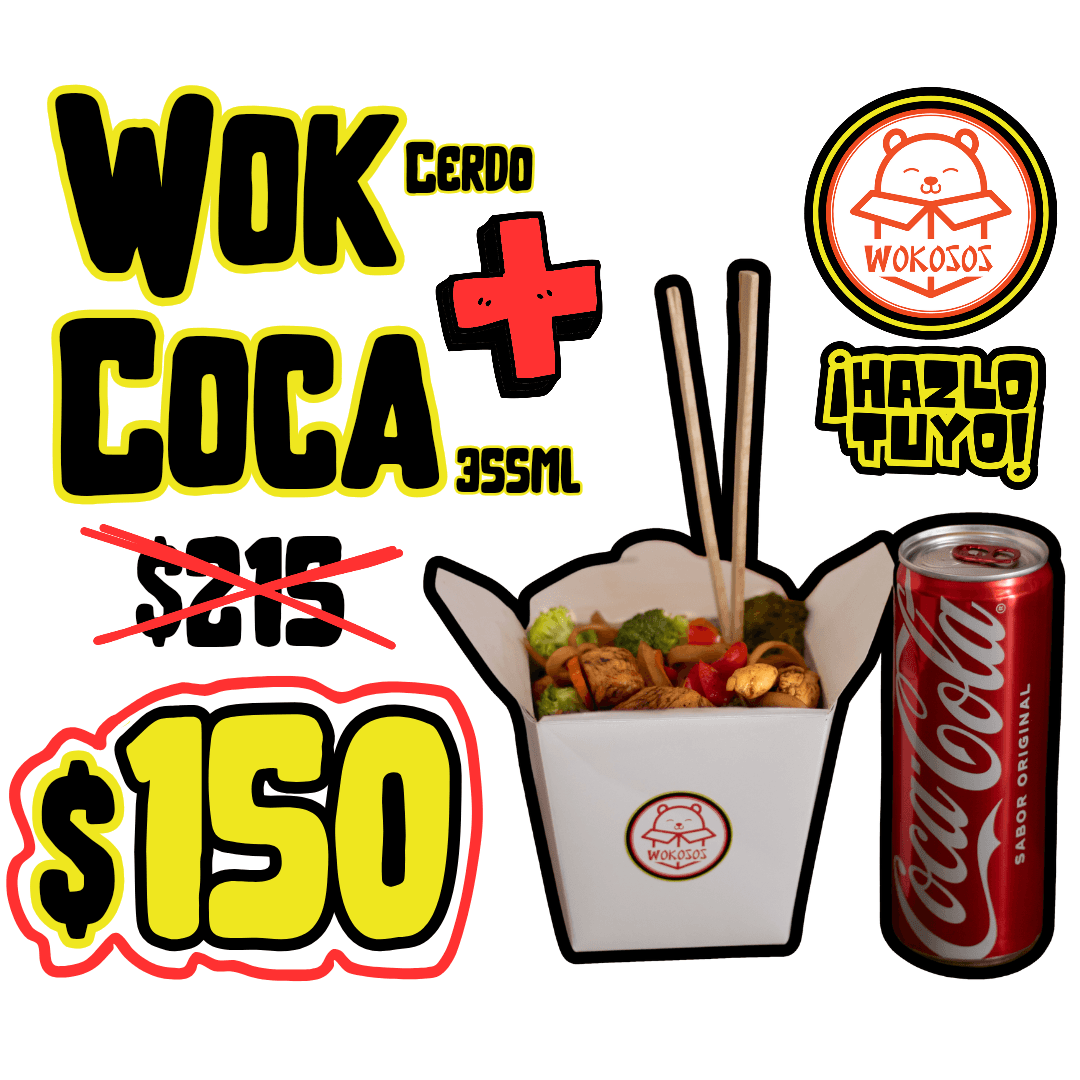 Combo Wok Cerdo + Coca