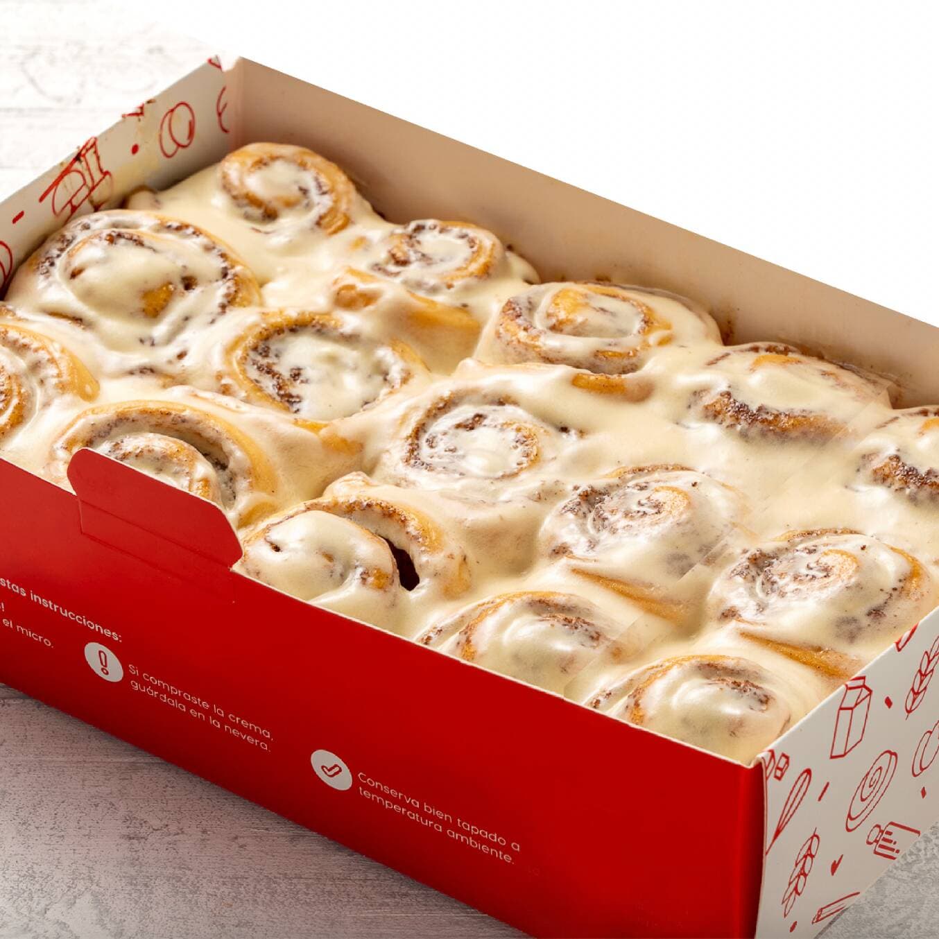 Mini Cinnamon Roll Tradicionales X15