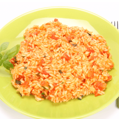 Arroz vegetariano seco entero
