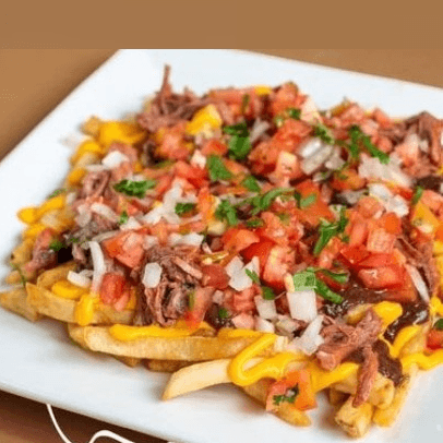 Papa Nachos de Carne