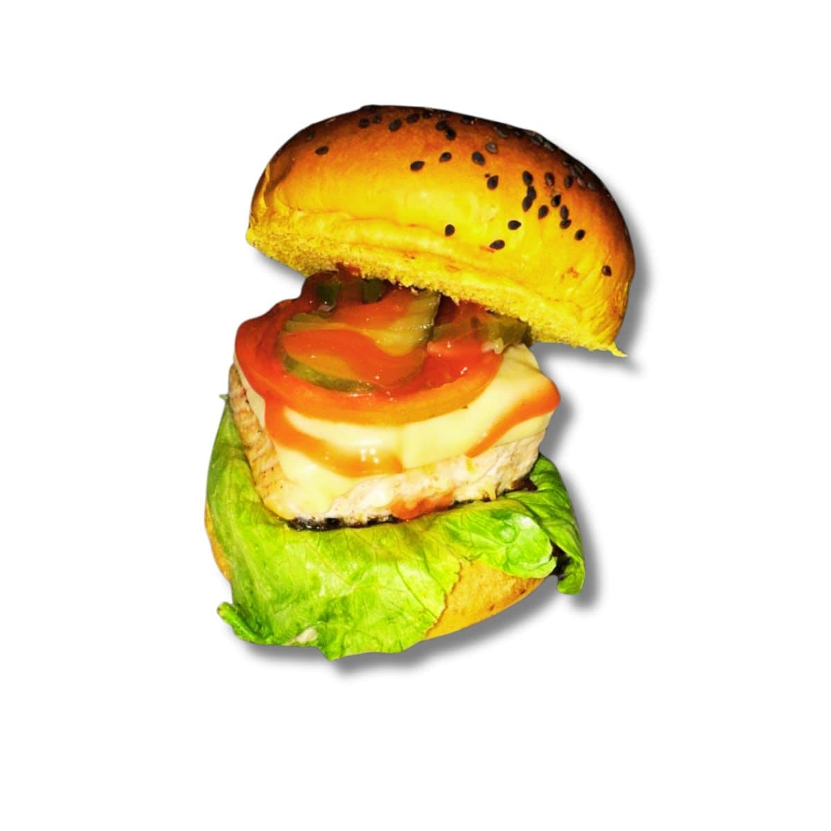Hamburguesa Premium de Salmón