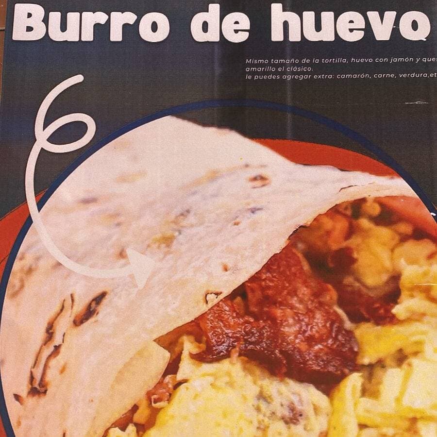 LO NUEVO!!! PIDE EL DELICIOSO BURRO DE HUEVO!!!
