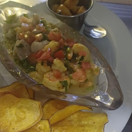 Ceviche Mixto de Camarón y Pescado