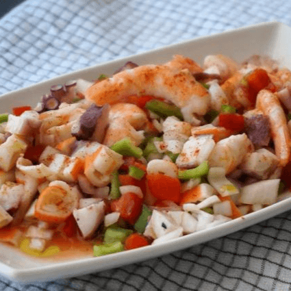 Ensalada de mariscos