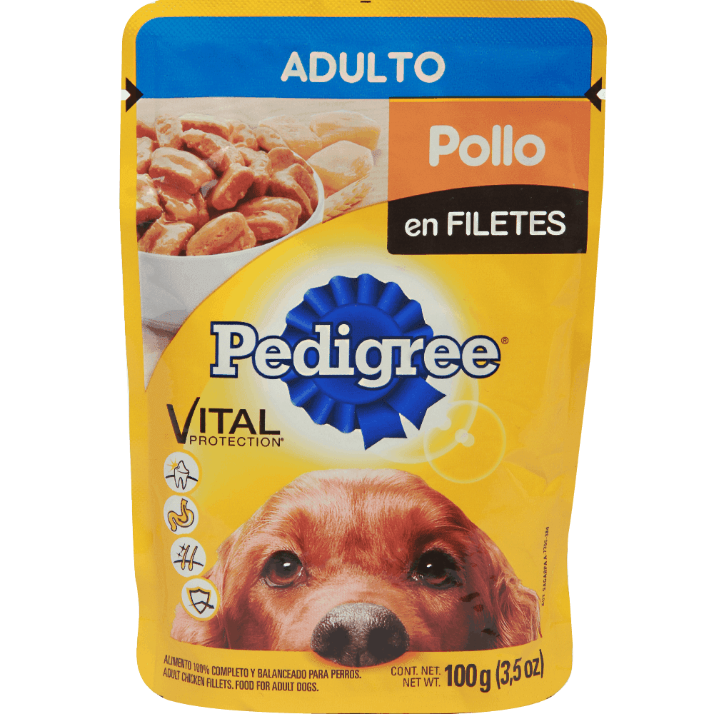 Alimento p/perro Pouch PolloAdulto100g