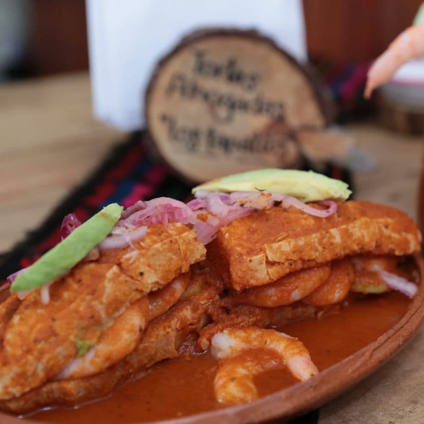 Torta ahogada mar y tierra