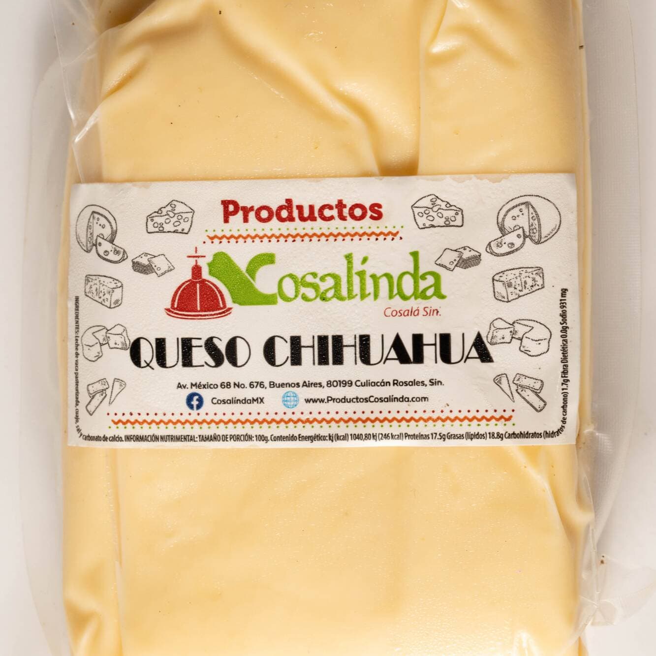 Queso Chihuahua (500 gr)