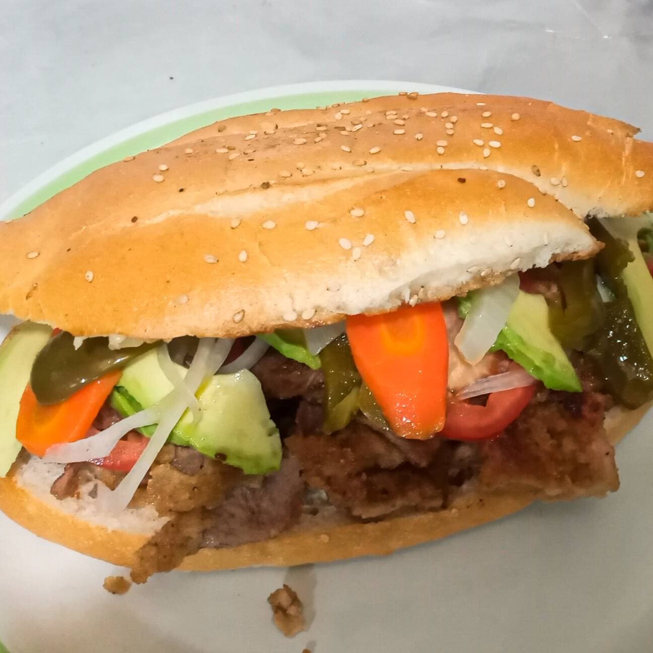 Torta Grande De Milanesa De Puerco.