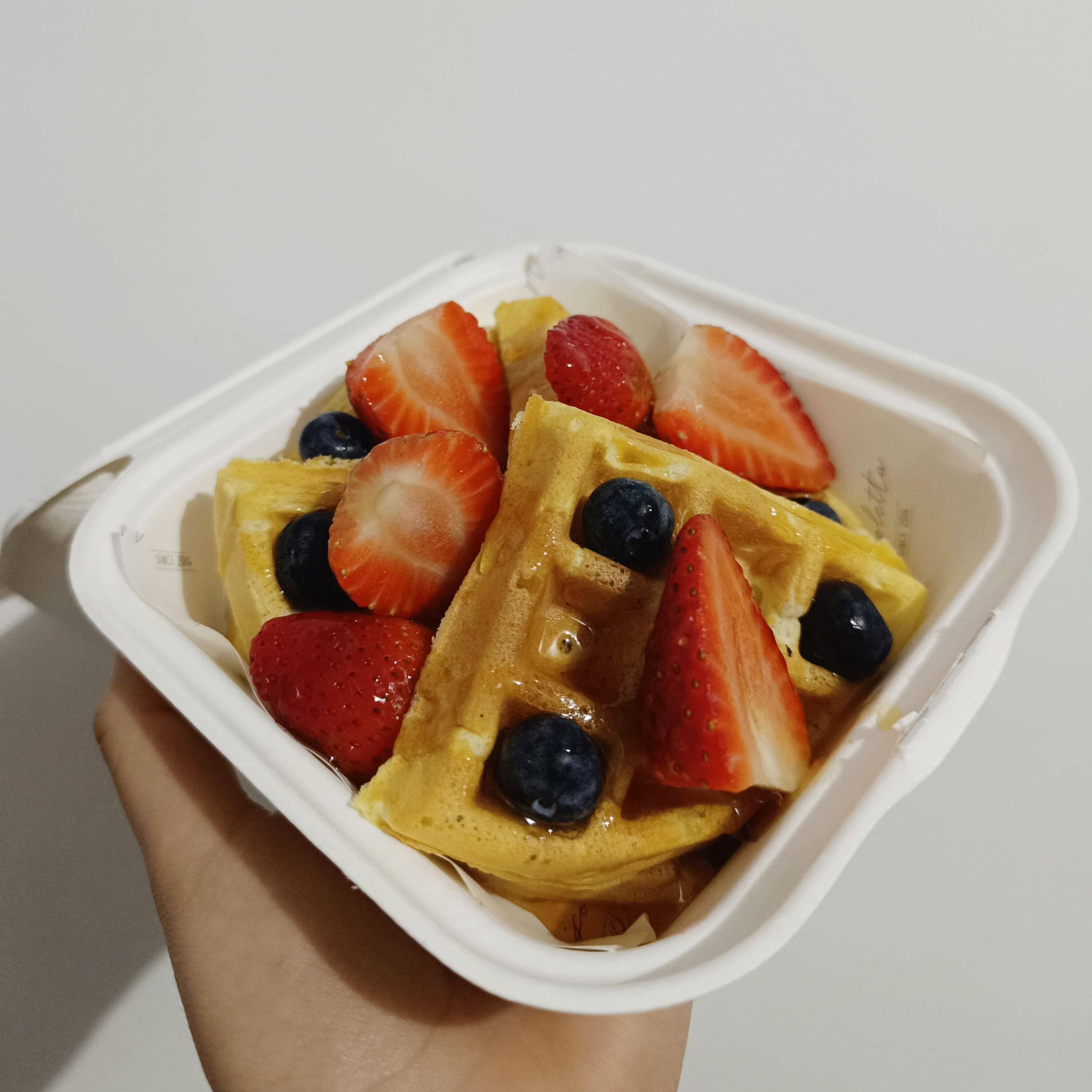 Waffles de Frutos Rojos